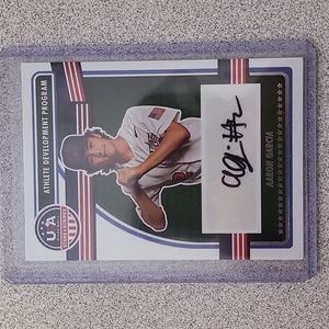 2023 Panini USA Stars and Stripes Athelete Development Program Aaron Garcia Auto